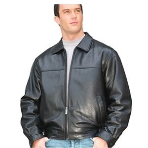 REED Men's New Zealand Lambskin Leather Jacket